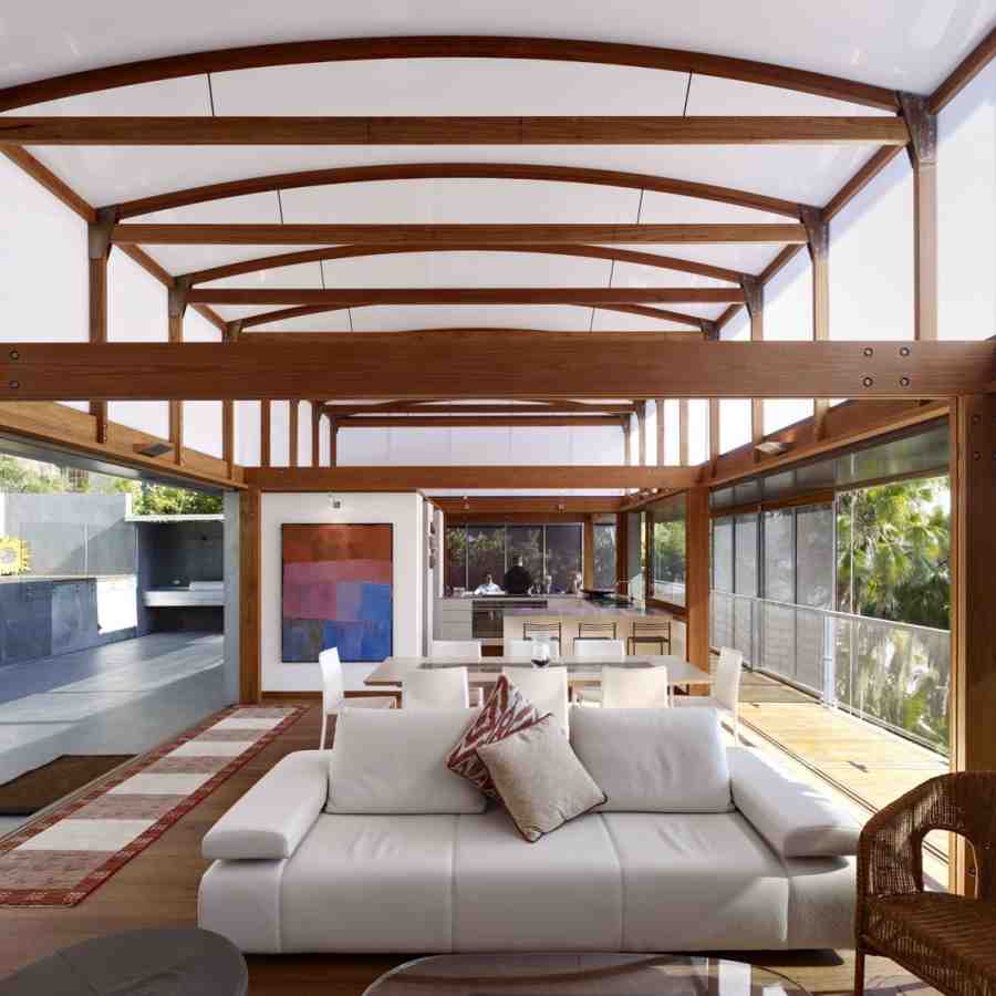 Bow string trusses