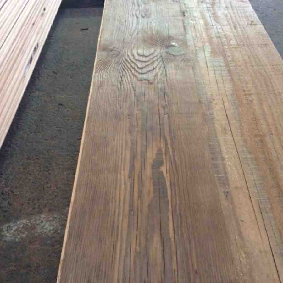 antiqued Douglas Fir flooring