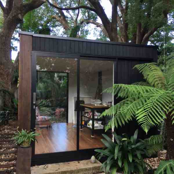 Charred timber cladding