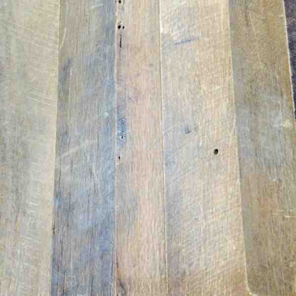 'As is' wirebrushed flooring