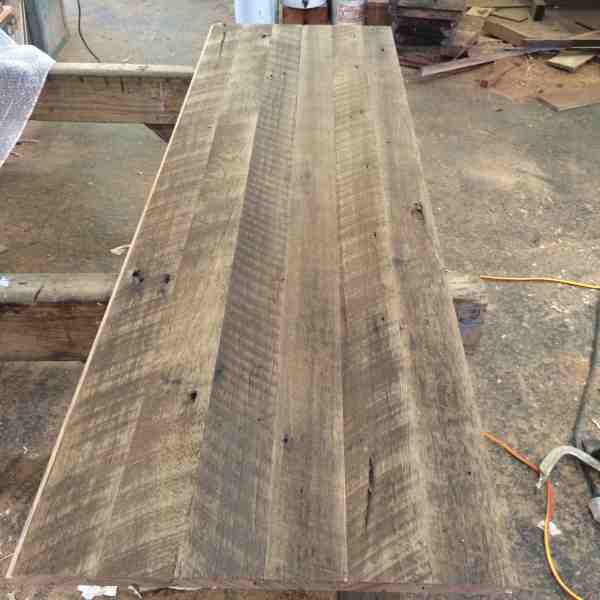 antiqued sawn 