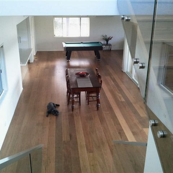 Tallowwood flooring aged