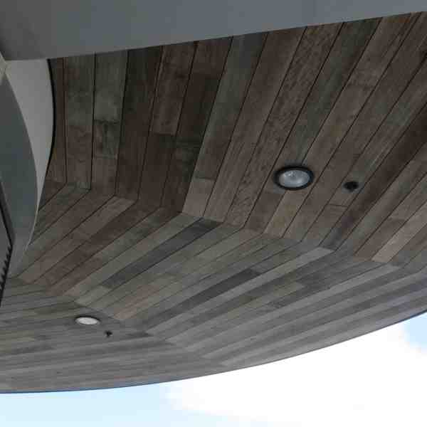 Pre aged grey lining boards