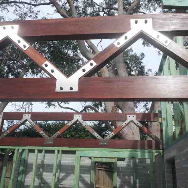 exposed trusses