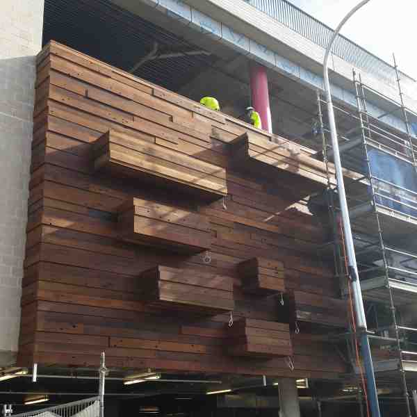 Spotted gum cladding