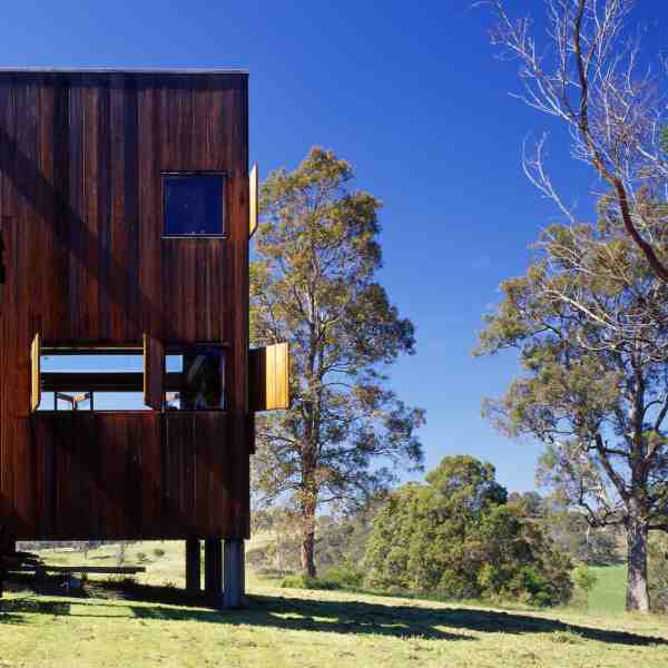 Ironbark vertical cladding