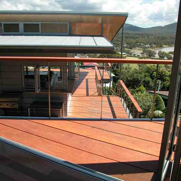 Wide board decking