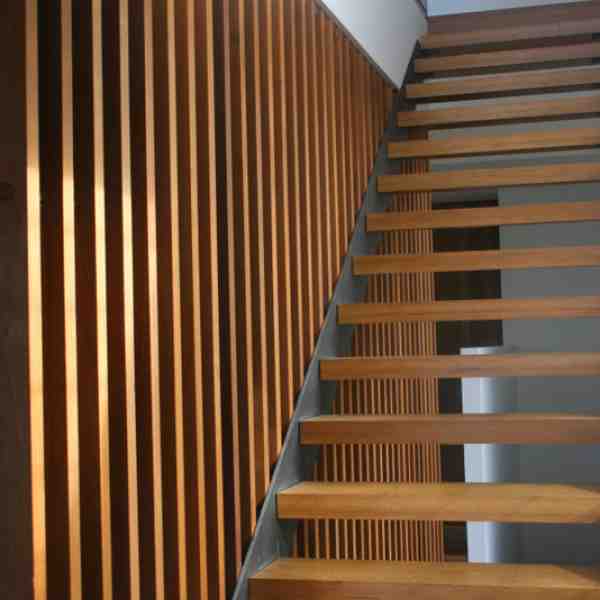 Blackbutt staircase and screening