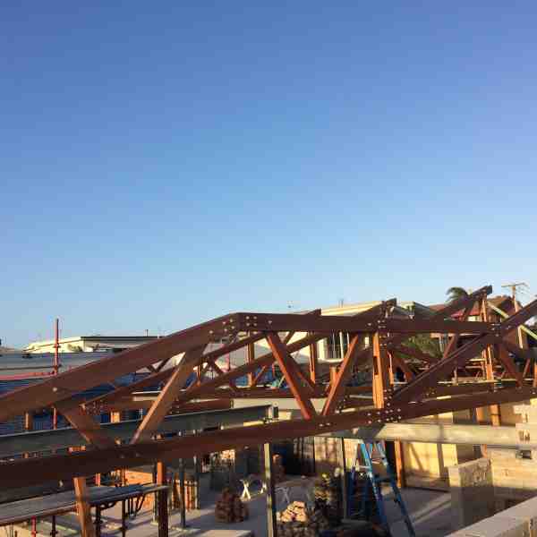 Blackbutt trusses 15m