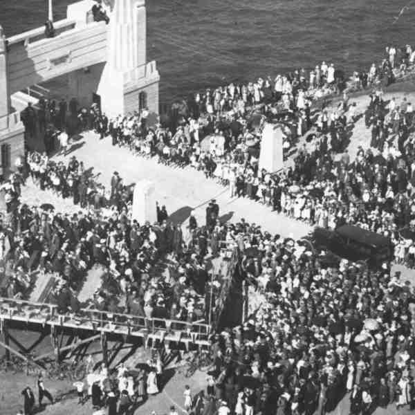 Hornibrook Bridge opening 1935, Brisbane