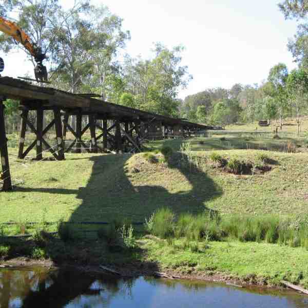 Kingaroy to Theebine railway bridges