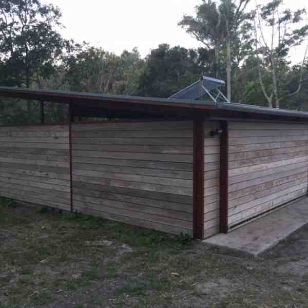 Pre aged grey horizontal shiplap cladding