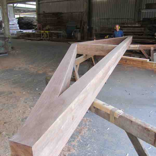 laminar tennoned truss