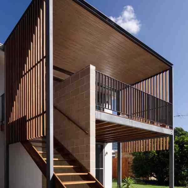 Blackbutt staircase and screening