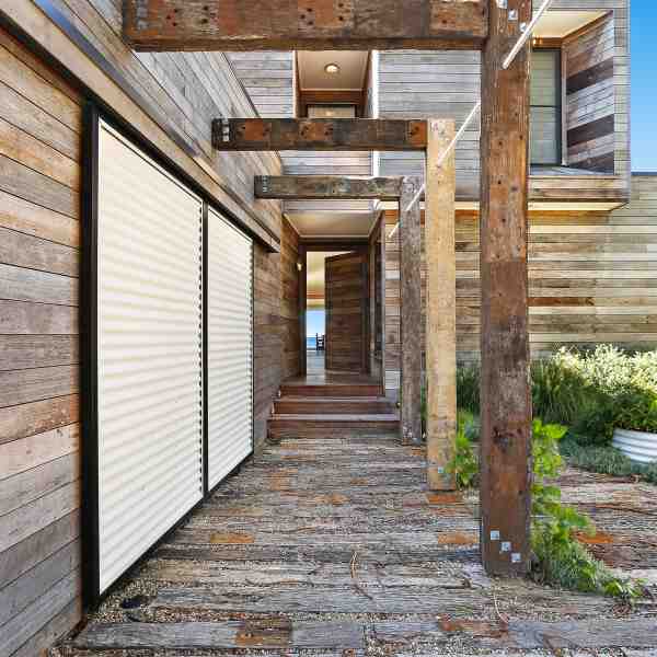 Pre aged grey cladding , 'as is' portals