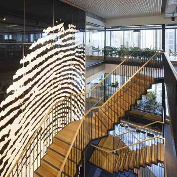 Blackbutt stairs and handrails photo courtesy of McNab developments