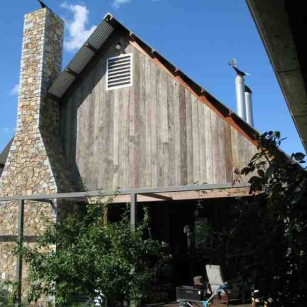 Pre aged grey cladding