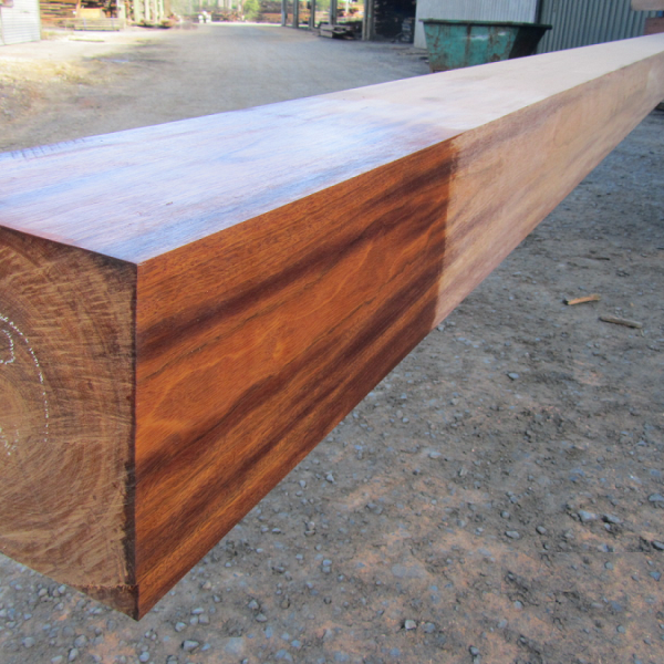 Ironbark post coated
