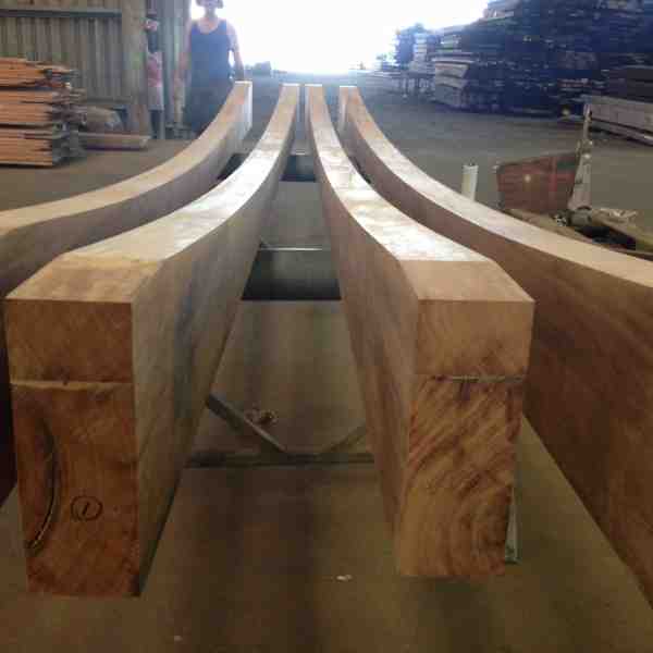 Ironbark shaped lintels