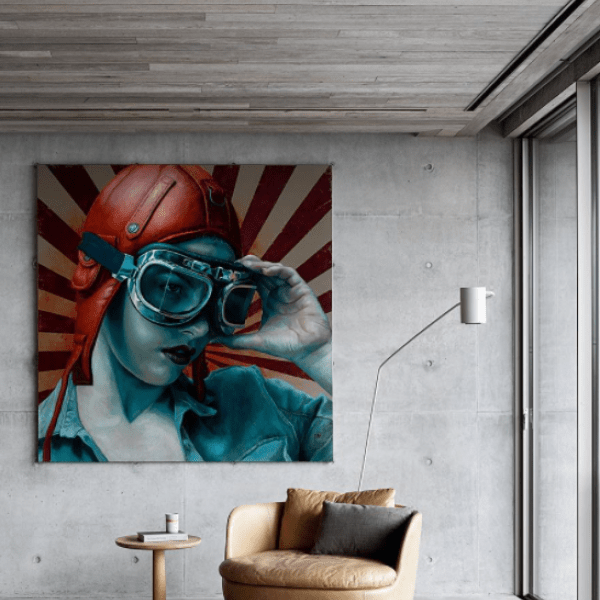 Pre aged grey ceiling