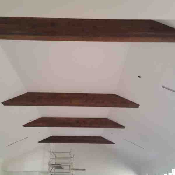 antiqued Douglas Fir beam