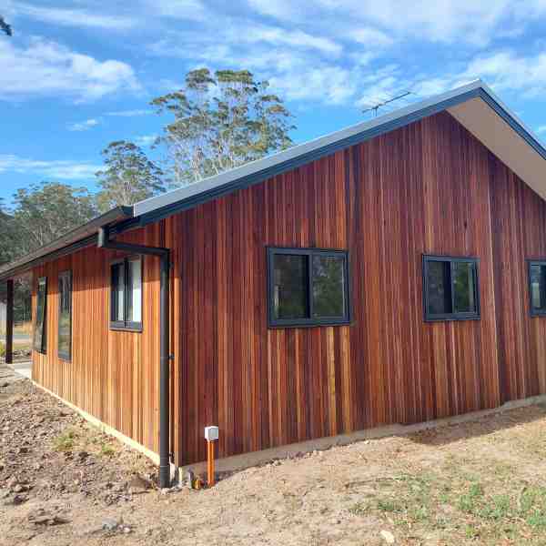Swain House - Mixed hardwoods with sawn wirebrushed finish