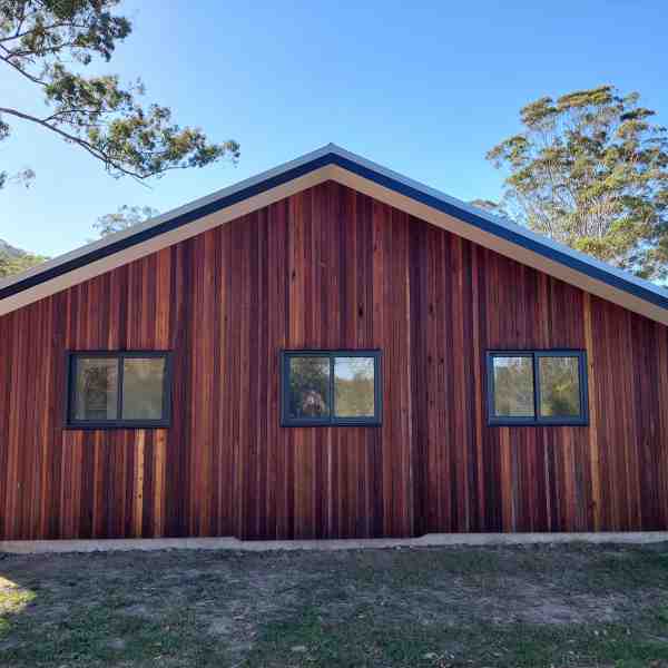 Swain House - Mixed hardwoods with sawn wirebrushed finish