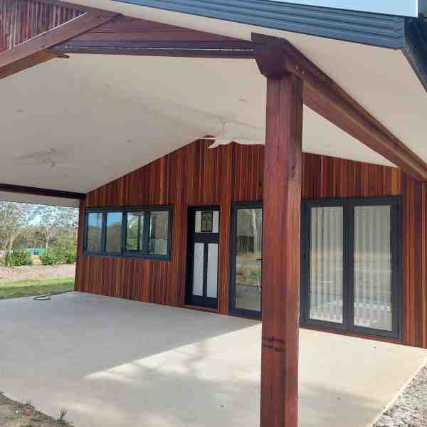Swain House - Mixed hardwoods with sawn wirebrushed finish