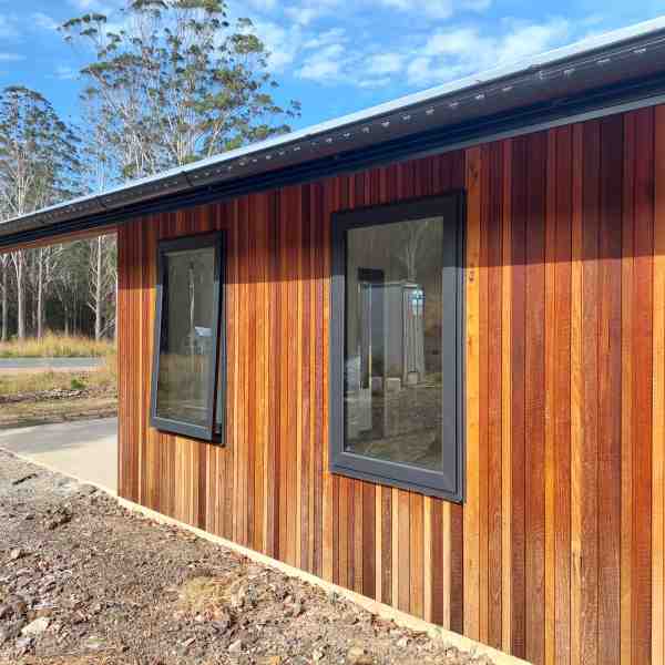 Swain House - Mixed hardwoods with sawn wirebrushed finish