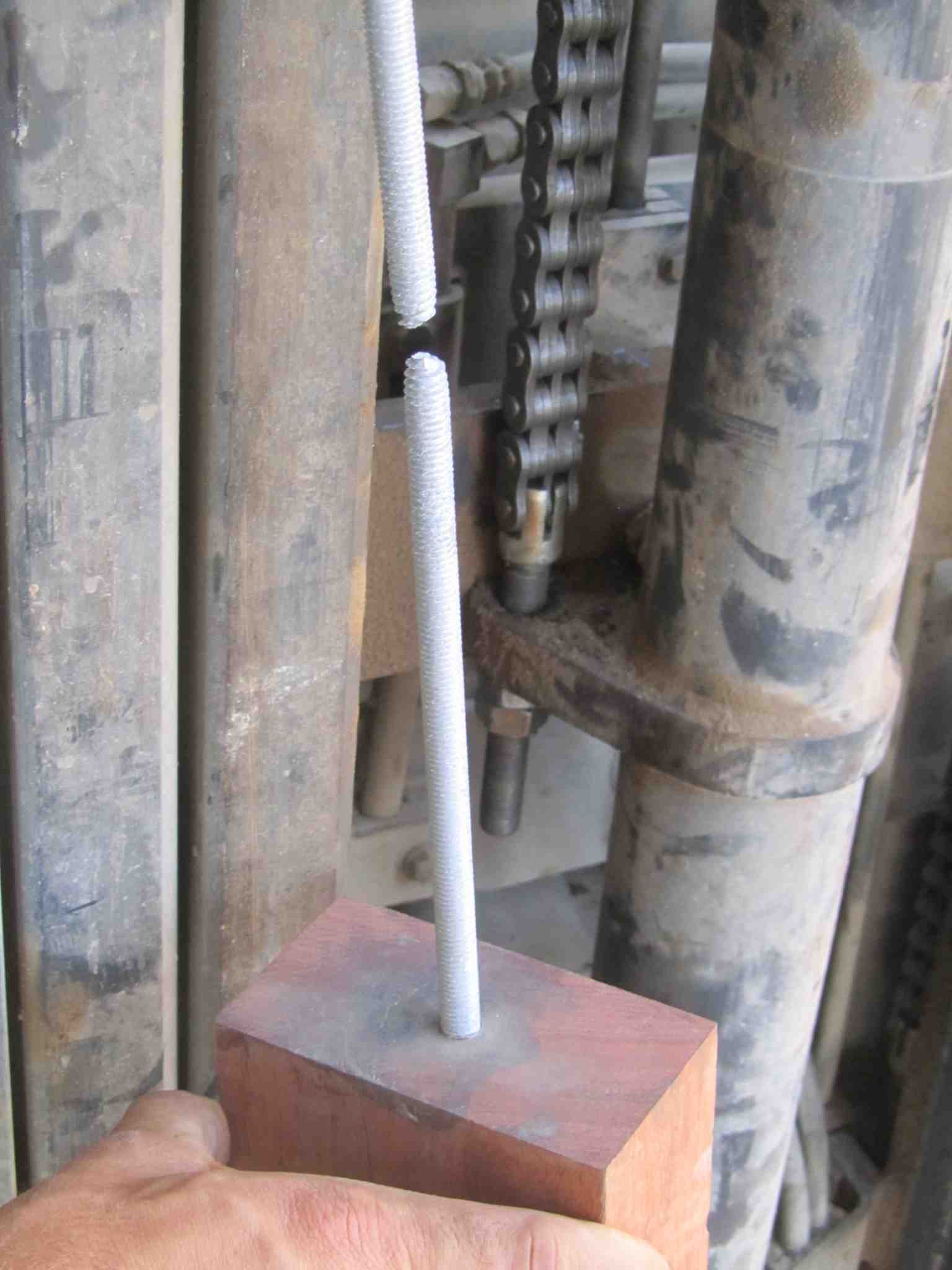 10mm embedded rod test