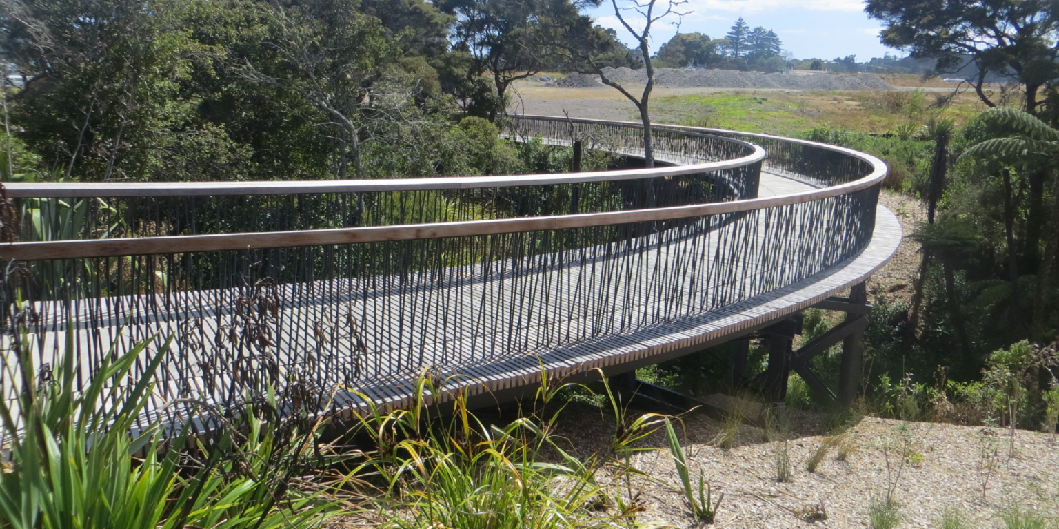 Bluegum timber tread battens and handrails