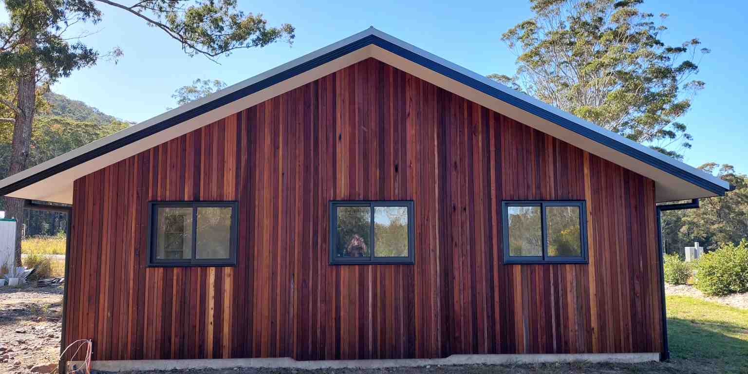 Swain House - Mixed hardwoods with sawn wirebrushed finish